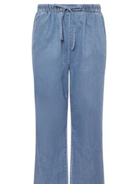 Vintage First Issue Liz Claiborne Rayon Blend Chambray Pants Size 8